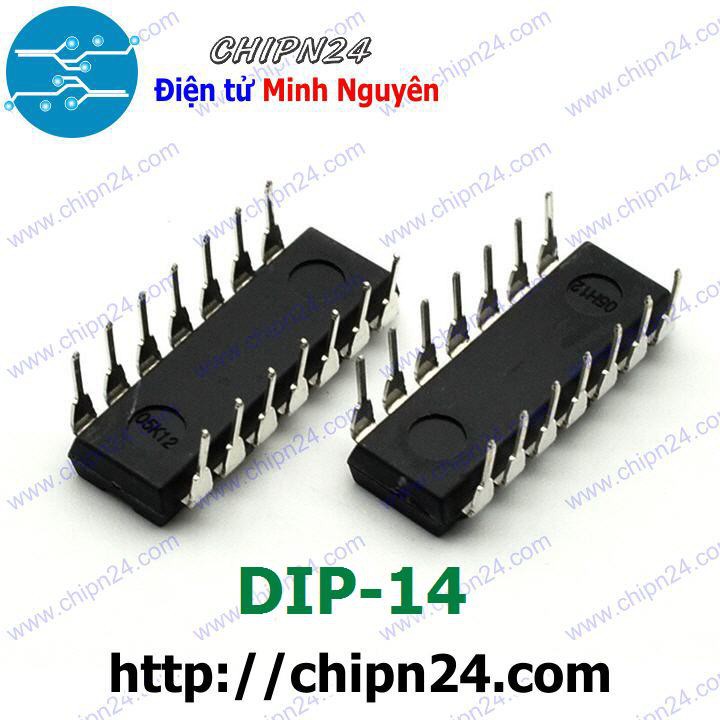 [3 CON] IC 74HC00 DIP-14 (7400 74HC00N)