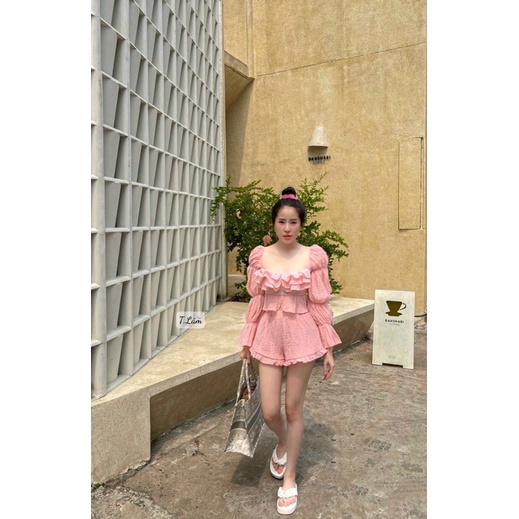 Set nhăn sóng bèo cực xinh