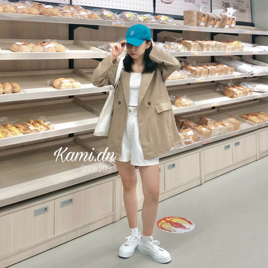 Aó blazer, áo vest 1 lớp chất đẹp mát, phom to chùm mông | BigBuy360 - bigbuy360.vn