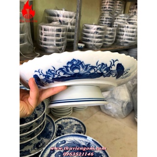 Mâm bồng sen Bát Tràng các cỡ