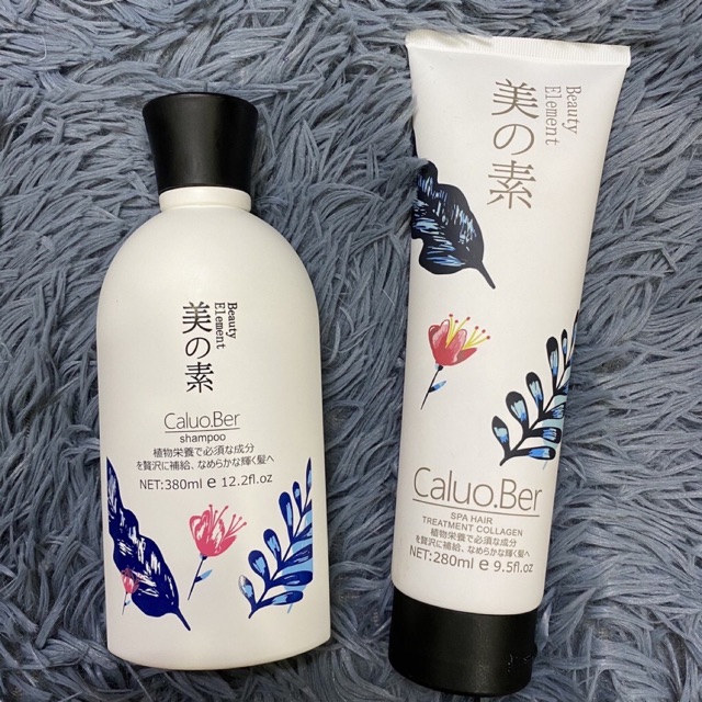 💥 Dầu gội xả dành cho tóc gàu nấm Caluo.Ber Beauty Element 380ml/280ml