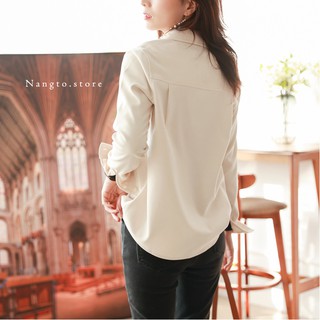 Áo Sơ Mi Nữ Chất Da Lộn Dày Dặn (ẢNH THẬT)