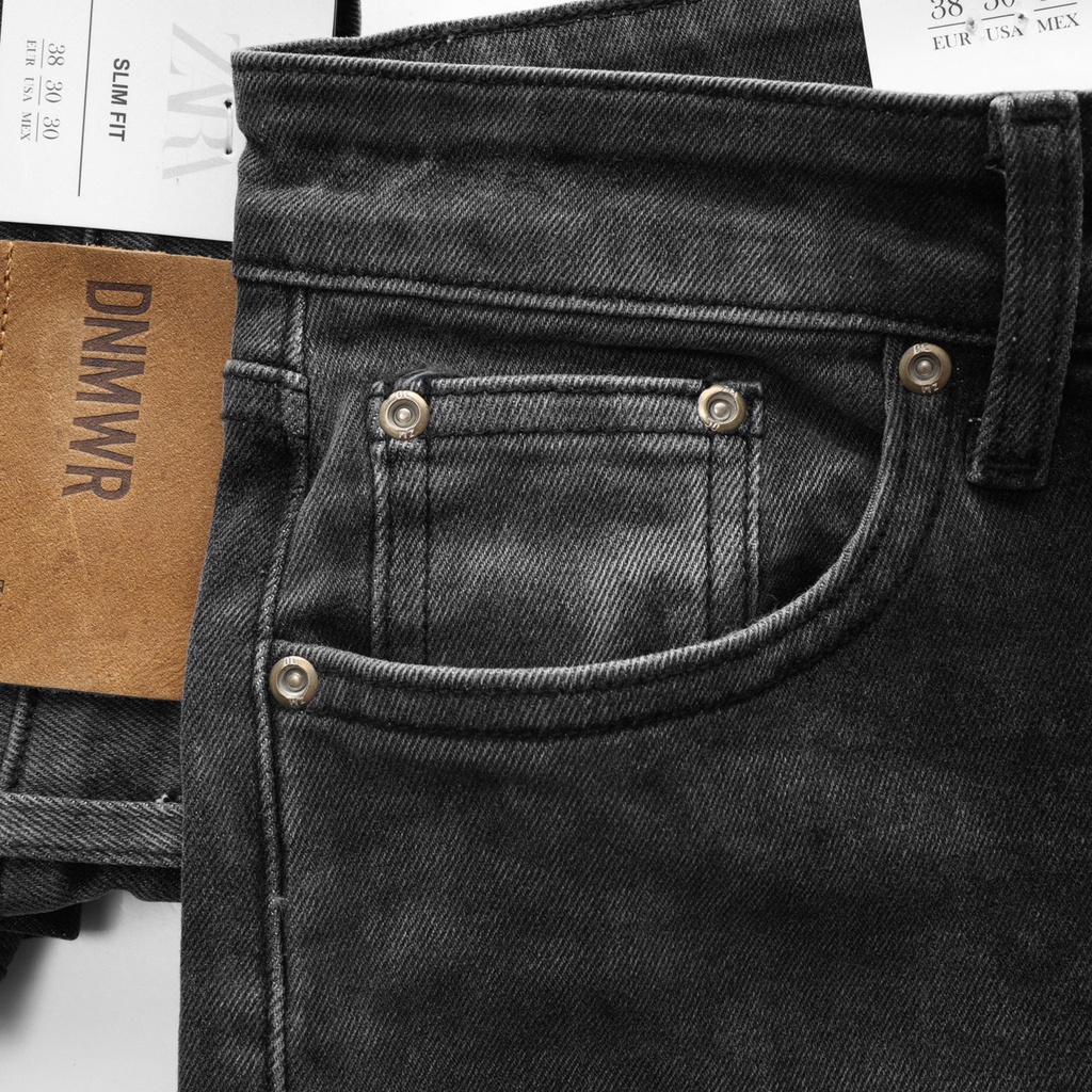 Quần Jean dài màu xám nam