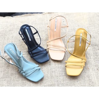 sandal nữ gót ngang 7p