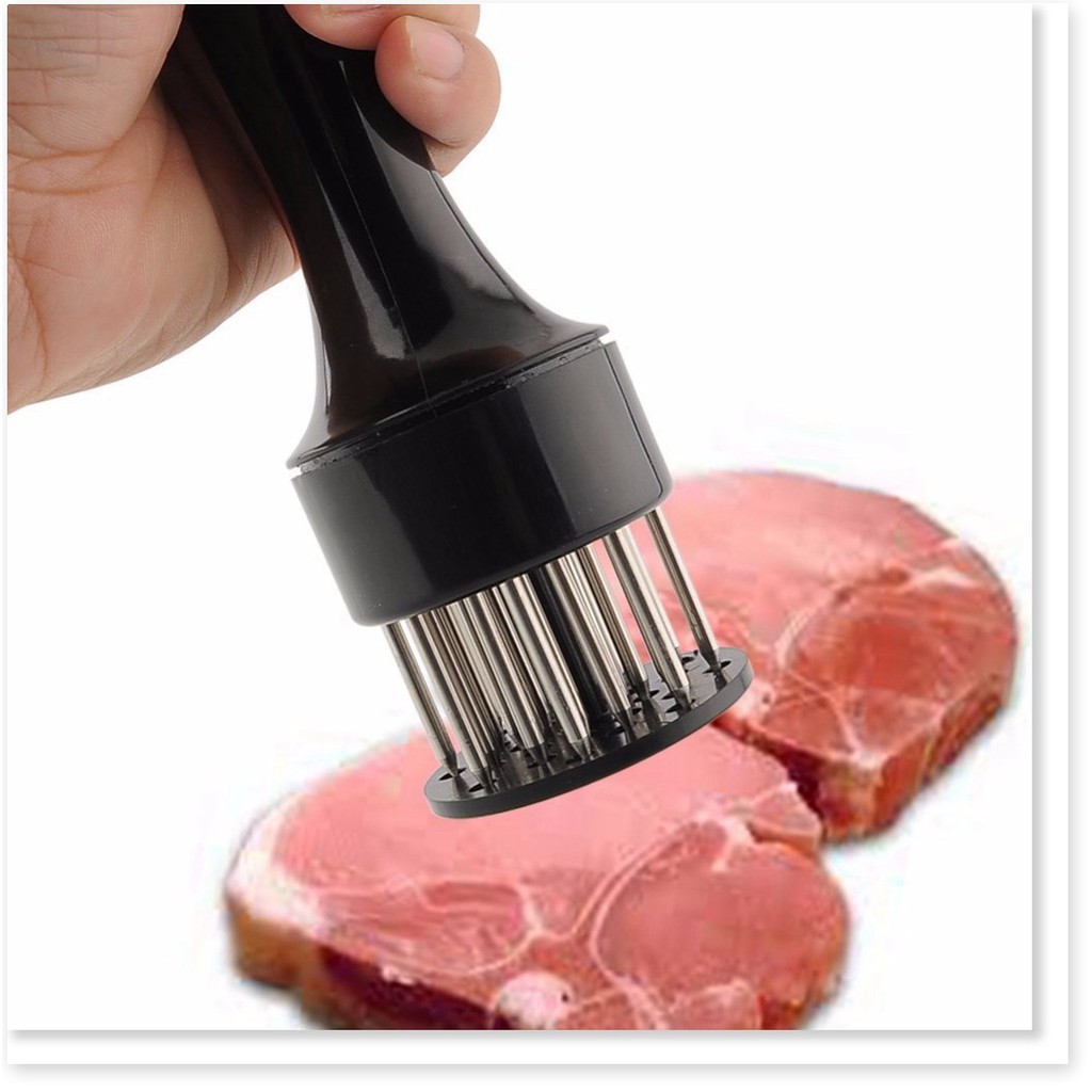 Cây dầm thịt 💓FREESHIP💓 Dụng cụ làm mềm thịt Meat Tenderizer size lớn- Dụng cụ nhà bếp tiện lợi hàng xịn 2287