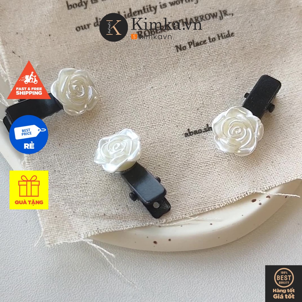 (0589) Cặp Tóc Hoa Nhỏ Đơn Giản Tinh Tế Tiểu Thư Hàn Quốc