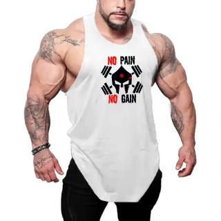 Không Đau Không Tăng Nam Tập Gym Nam Áo Vest top Không Tay Xe Tăng Tập Gym Thể Thao Mặc