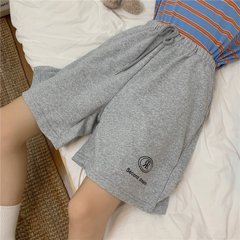 Quần ngố nam nữ thun cotton da cá unisex thể thao cao cấp SECOND ống rộng bigsize mặc nhà ngủ thời trang hàn quốc đẹp