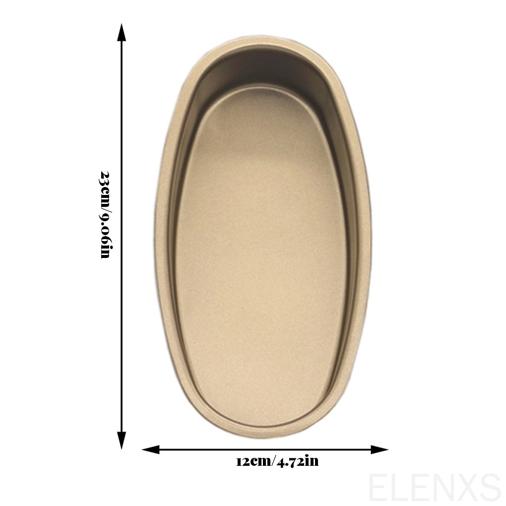 Khuôn làm bánh hình bầu dục bằng thép carbon chống dính tiện lợi