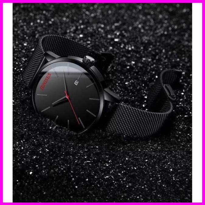 [Hàng xịn] [SIÊU GIẢM GIÁ] ĐỒNG HỒ NAM CHÍNH HÃNG JENISES KIM ĐỎ (TẶNG KÈM HỘP , PIN DỰ PHÒNG VÀ PHỤ KIỆN THÂU DÂY) | BigBuy360 - bigbuy360.vn