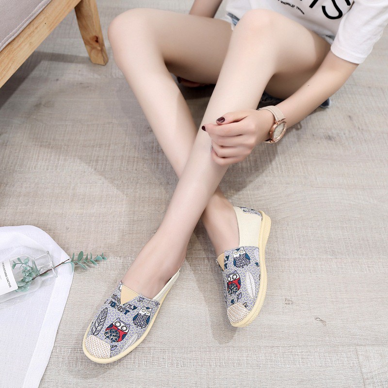 Giày Slipon Nữ Đẹp Với Nhiều Họa Tiết Siêu Xinh Có Đủ Size Từ 35-40 SHOP HAMI G10