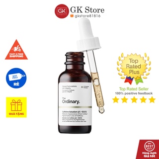 Tinh Chất Dưỡng Mắt, Giúp Giảm Thâm, Giảm Bọng Mắt  - The Ordinary Caffeine Solution 5% + EGCG 30ml