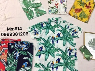 Áo hoa quả chất tơ đũi Thái (#09->#17)