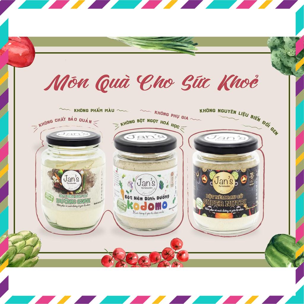 [Chính Hãng]  Hạt nêm dinh dưỡng cho bé ăn dặm Kodomo Jan’s 90g dành cho bé từ 6m Date mới
