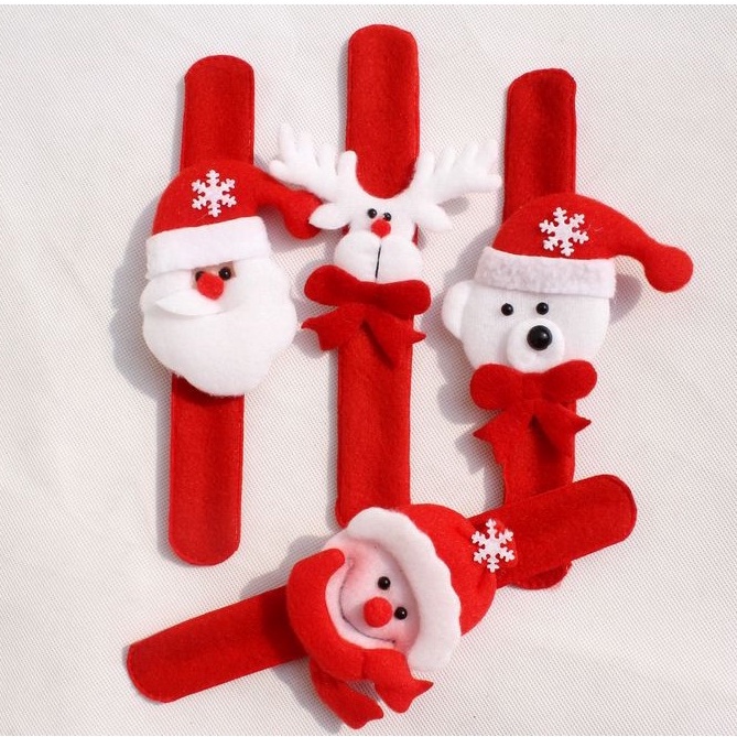 VÒNG TAY ĐỒ CHƠI GIÁNG SINH, VÒNG TAY HÌNH SANTA, NGƯỜI TUYẾT, TUẦN LỘC DÀNH CHO NOEL