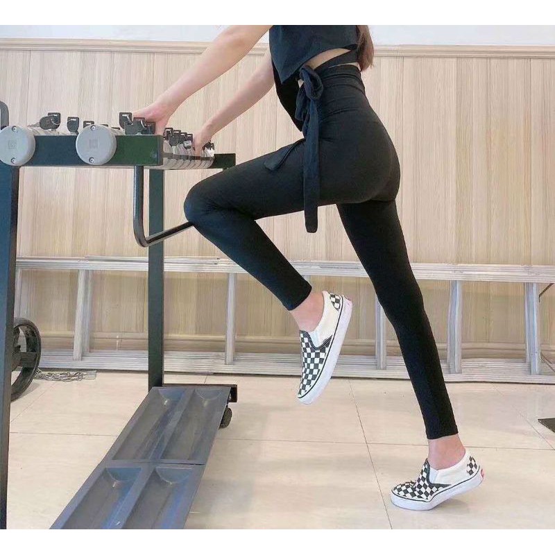 quần tập tạo nhiệt giảm mỡ dáng dài cao cấp - gym