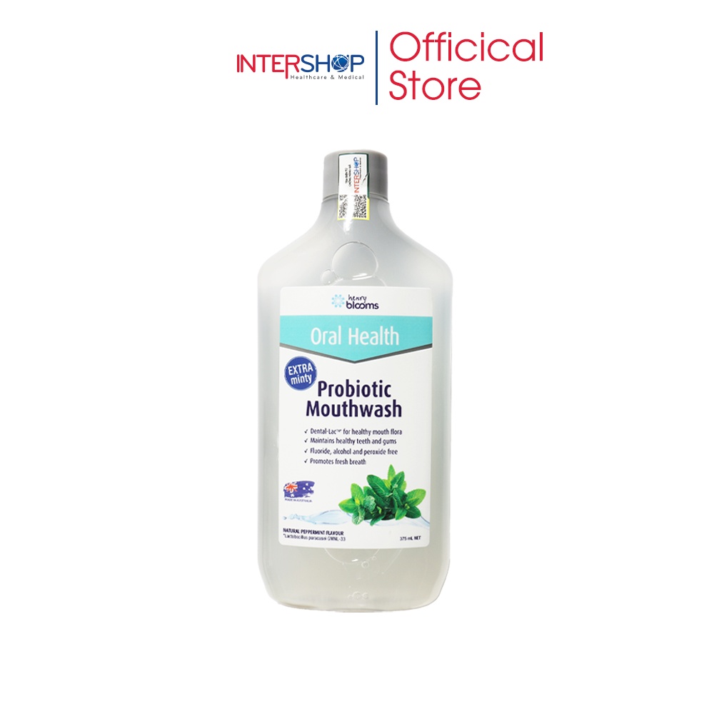 Nước Súc Miệng Henry Blooms Oral Health Probiotic Mouthwash Giúp Làm