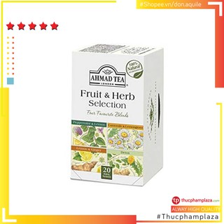 Trà Ahmad hỗn hợp 4 vị thảo mộc hộp 35g 20 túi lọc