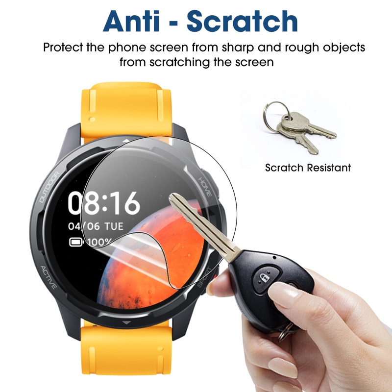 Miếng Dán Bảo Vệ Màn Hình Chống Trầy Bằng TPU Mềm Cho Xiaomi Watch S1 Active