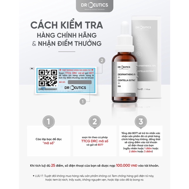 Serum B5 DRCEUTICS cấp ẩm phục hồi da