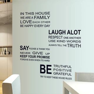 Decal dán tường bài thơ tiếng anh