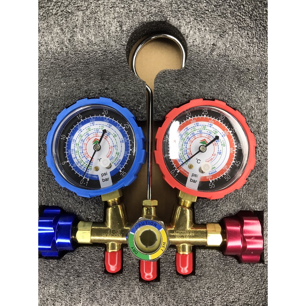 Đồng Hồ Gas Đôi HONGSEN cao áp, hạ áp Model HS-536C