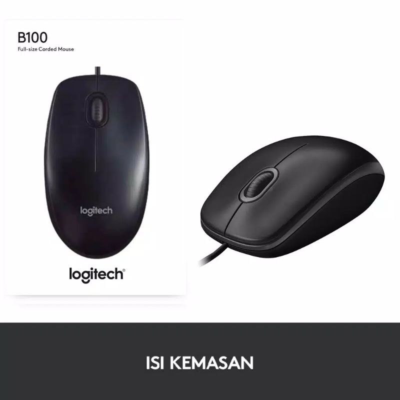 Dây cáp LOGITECH B100 MOUSE LOGITECH chính hãng