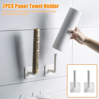 2 cái dán tường nhà vệ sinh dính giấy vệ sinh WC nhà bếp cuộn giữ khăn khăn lưu trữ giá tổ chức phòng tắm mô treo