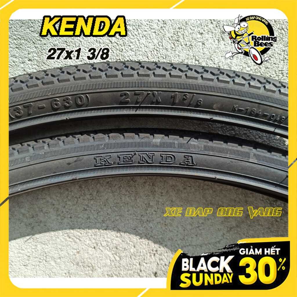 Săm Lốp, Vỏ Ruột KENDA 27x1 3/8  Chính hãng, Dùng cho xe đạp phổ thông, martin...