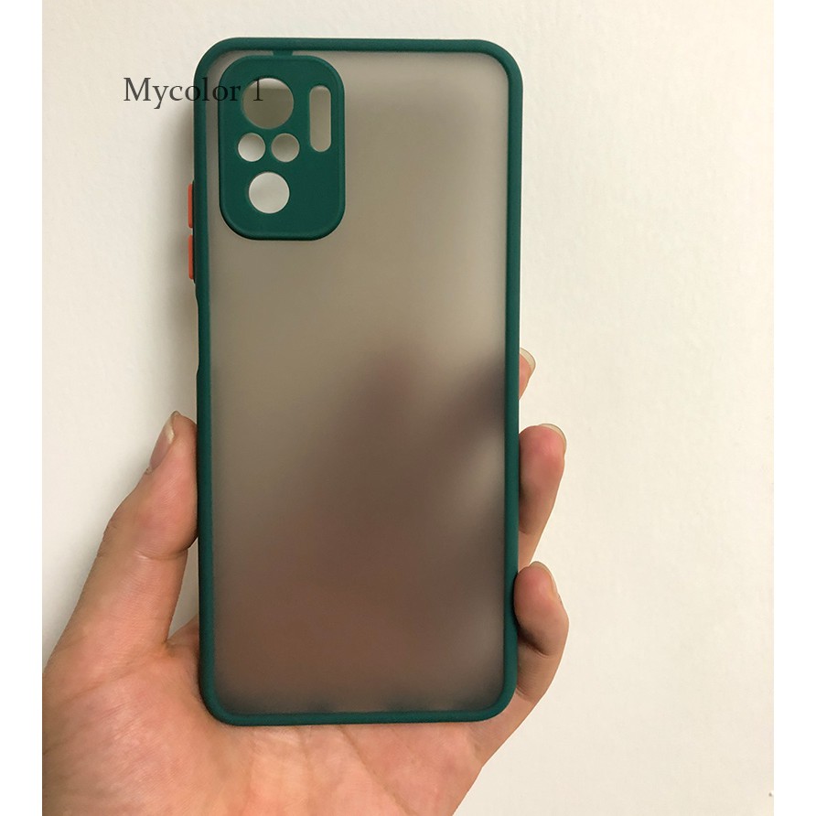 Ốp điện thoại trong suốt nhám chống sốc thời trang cho Redmi 13C 12 12C 11A 10 Note 10 10A 10S 9A 9C 9S 8 Pro 5G 4G 2023 2022