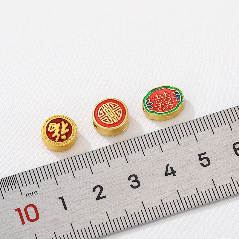 Bộ Hạt Cườm Hình Nhân Vật Jinbaofu Dùng Làm Trang Sức diy