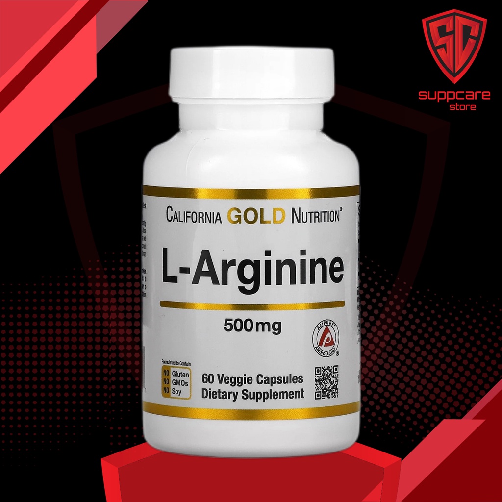 Viên Uống Tăng Sinh Lý Nam | California Gold Nutrition L-Arginine [60 Viên - 500 Mg] - Chính Hãng