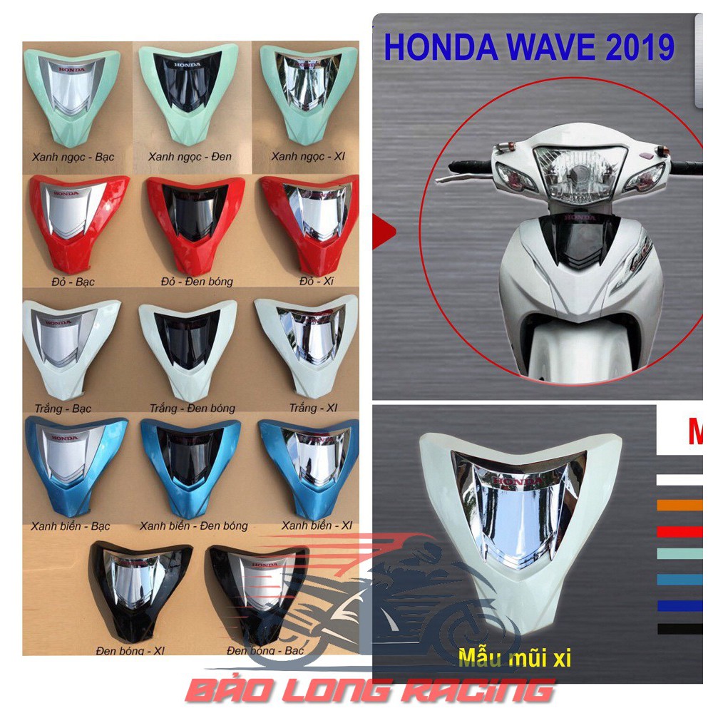 MẶT NẠ WAVE 2017,2018,2019,2020 mẫu mới hiệu MotorArt (nhiều màu)