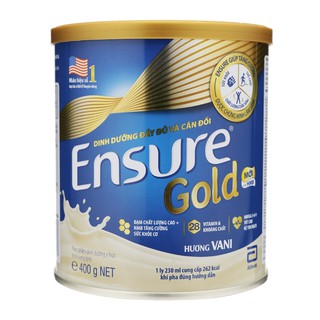 Sữa bột Ensure Gold Abbott hương vani 400g, 800g