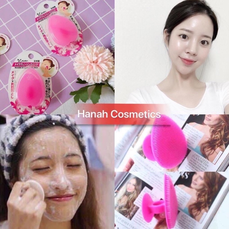 MIẾNG RỬA MẶT SILICON LOVEN MAKE CLEANSING PAD NHẬT BẢN