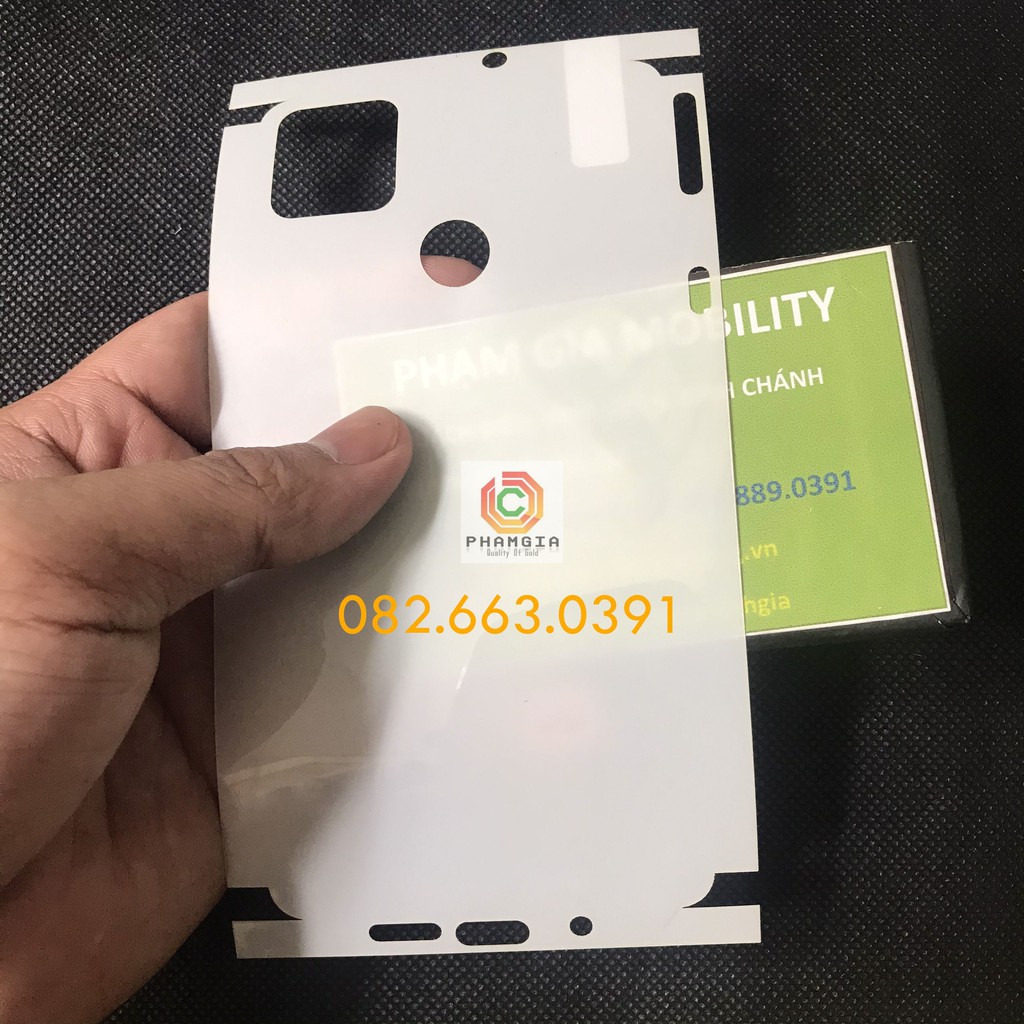 Dán mặt lưng Bphone 86 86S PPF chống trầy xước và skin carbon