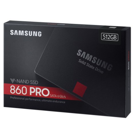 Ổ CỨNG TRONG SSD Samsung 860 Pro Series 2.5-Inch SATA III 512GB MZ-76P512BW new box