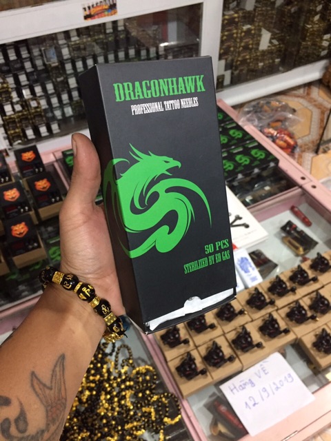 Kim xăm 9M1 cao cấp Tráng Bạc hãng Dragon