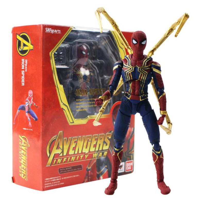 Mô Hình SHF Spider Man Iron Spider Infinity War