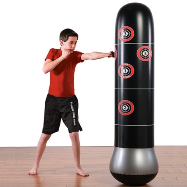 Bao Trụ Đấm Bốc Tự Cân Bằng – PURE BOXING - 160cm – Đường Kính 48cm - Tặng Kèm Bơm Hơi Siêu Hót