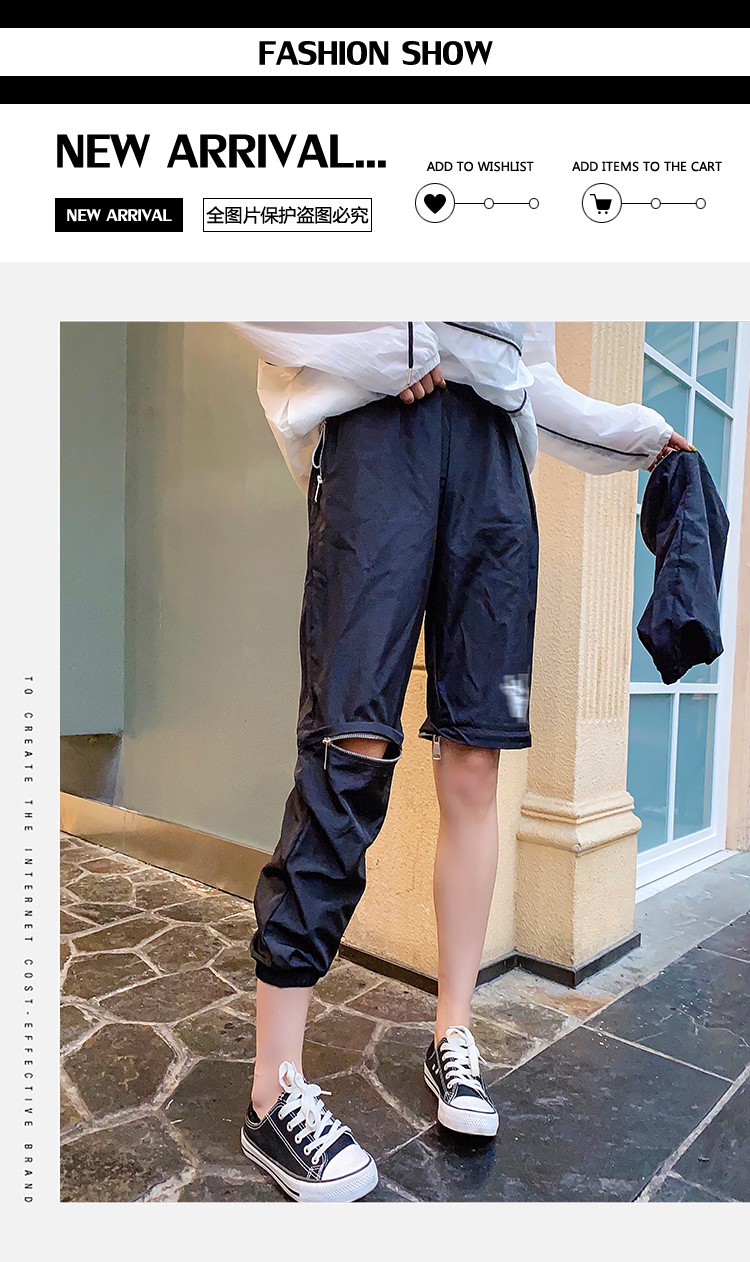 Quần Thể Thao Nữ Dài Ngang Mắt Cá Chân Lưng Cao Hai Mặt Phong Cách Châu Âu Mới | BigBuy360 - bigbuy360.vn