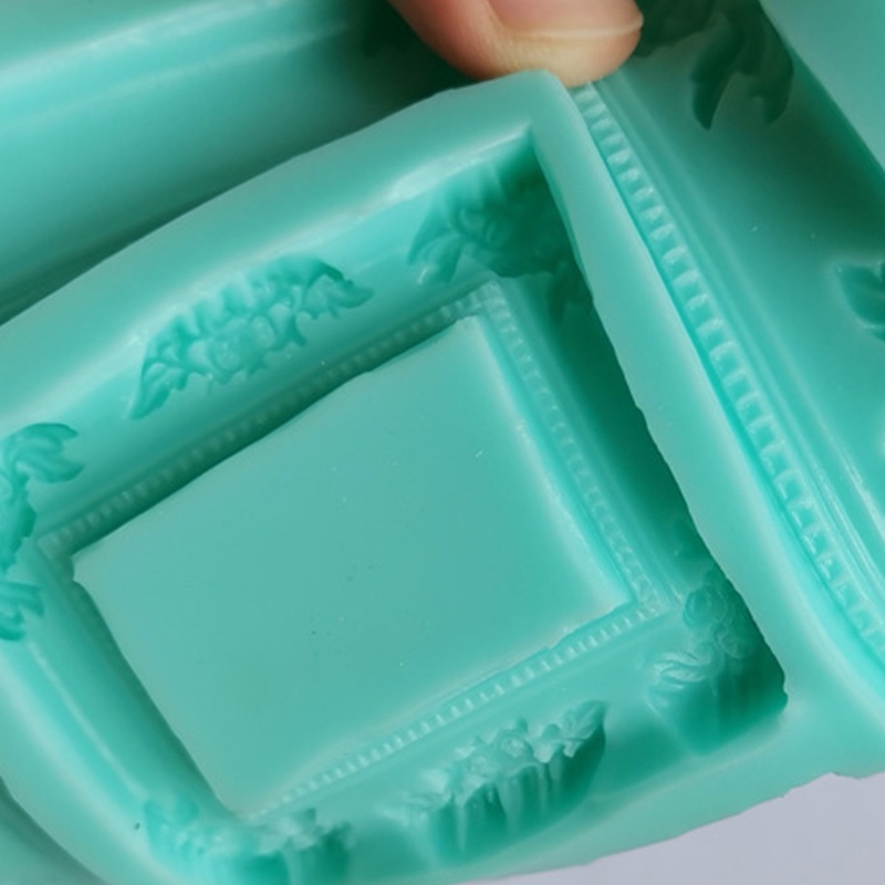 Khuôn Silicone Làm Bánh Kẹo Hình Khung Ảnh Cổ Điển