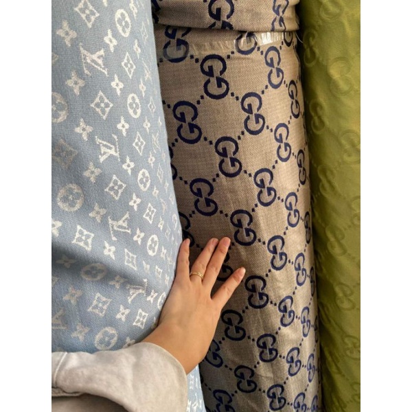 Vải gấm bố gc to