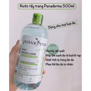 Nước Tẩy Trang Panaderma Eau Micellaire chai 500ml Hàng Pháp