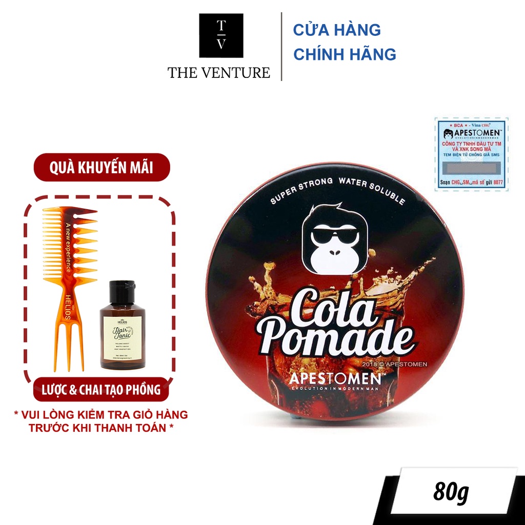 Sáp Vuốt Tóc Nam Apestomen Cola Pomade Chính Hãng - 80g