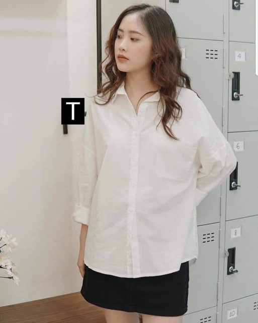 Áo sơmi nữ trơn TTY577