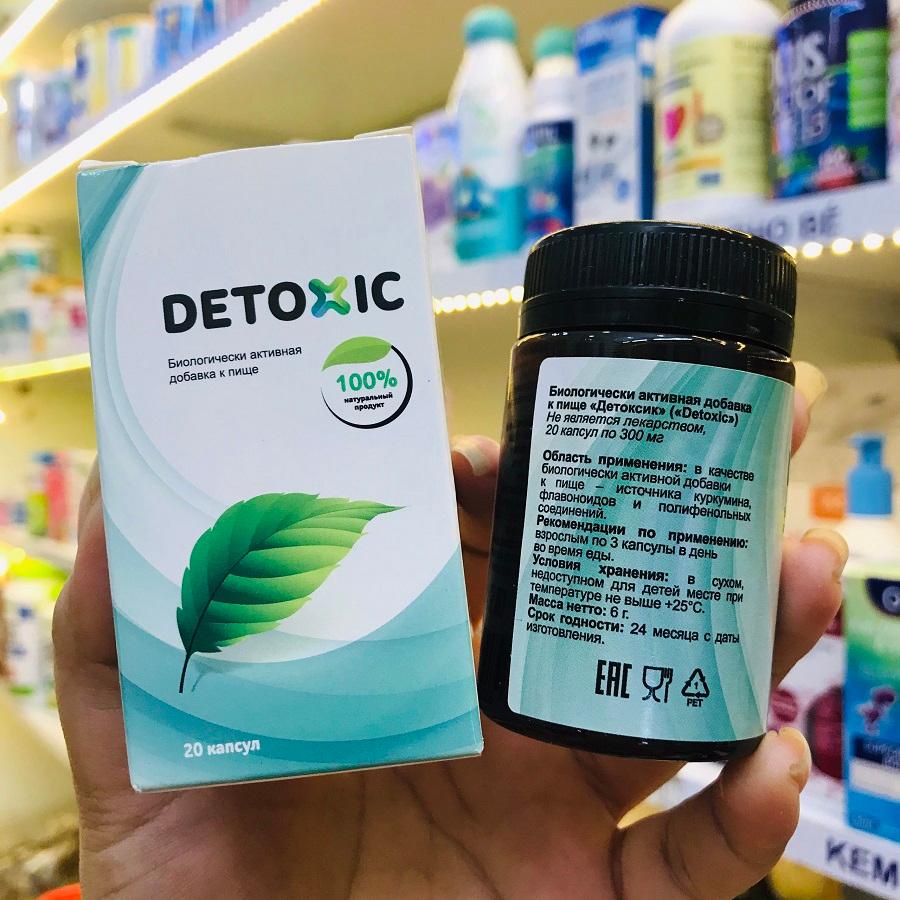 Viên Uống Detoxic Của Nga Diệt Ký Sinh Trùng, Ngăn Ngừa Hôi Miệng, Cải Thiện Tiêu Hóa - 20 Viên