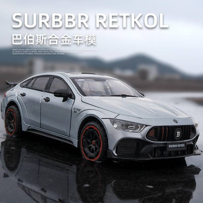 Mô hình xe hơi đồ chơi Brabus Rocket 900 bằng hợp kim tỉ lệ 1:24 làm quà tặng cho trẻ nhỏ