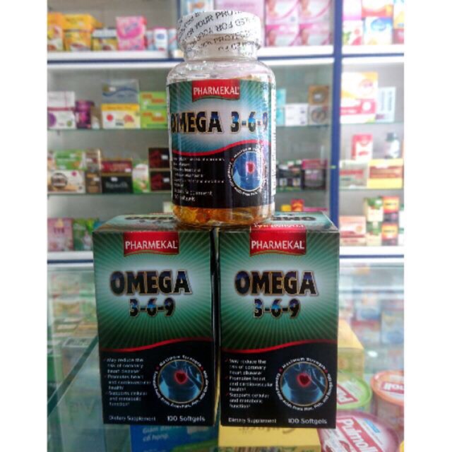 Viên Uống Giúp Bảo Vệ, Tăng Cường Sức Khỏe Hệ Tim Mạch, Giúp Sáng Mắt Dầu Cá Pharmekal Omega 3-6-9 Hộp 100 Viên | BigBuy360 - bigbuy360.vn