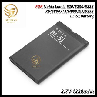 Pin Điện Thoại NOKIA BL-5J CAO CẤP - Bảo Hành 3 Tháng - OHNO